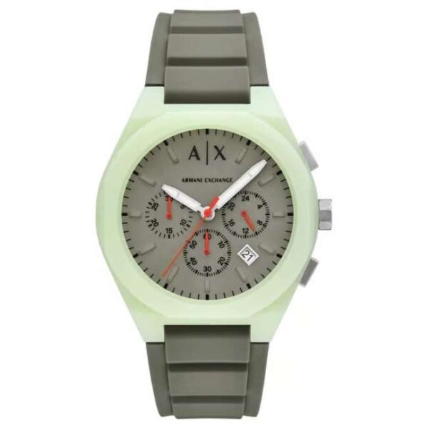 Armani Exchange Rafael Silicone Green Men Watch AX4171