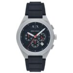 Armani Exchange Rafael Silicone Blue Men Watch AX4172