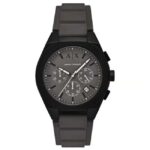 Armani Exchange Rafael Leather Grey Men Watch AX4191