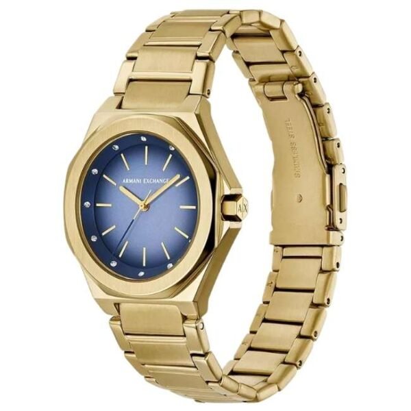 Armani Exchange Andrea Stainless Steel Gold Women Watch AX4620