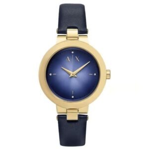 Armani Exchange Jackie Leather Blue Women Watch AX5179