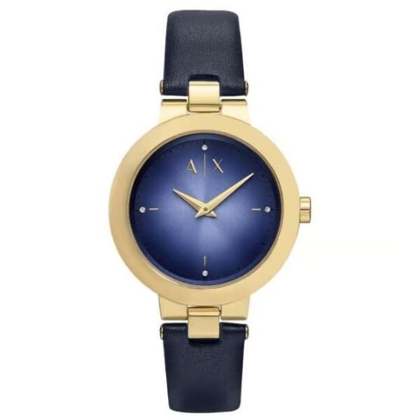 Armani Exchange Jackie Leather Blue Women Watch AX5179
