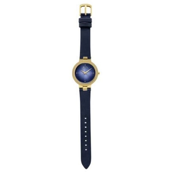 Armani Exchange Jackie Leather Blue Women Watch AX5179