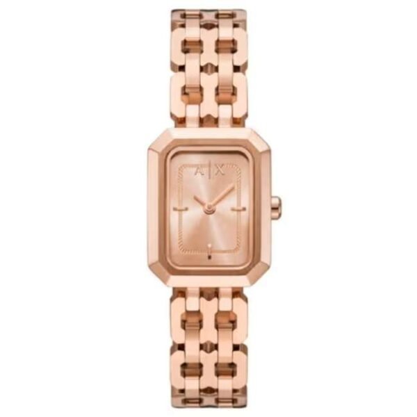Armani Exchange Faye Stainless Steel Rose Gold Women Watch AX5814