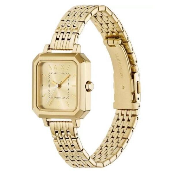 Armani Exchange Rafael Stainless Steel Gold Couple Watch AX7171SET