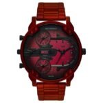 Diesel Mr. Daddy Stainless Steel Red Men Watch DZ7491