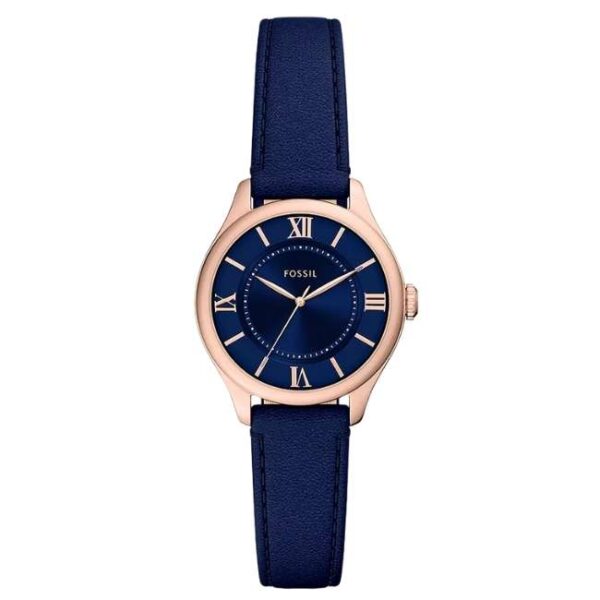 Fossil Gilmore Leather Blue Women Watch ES5424