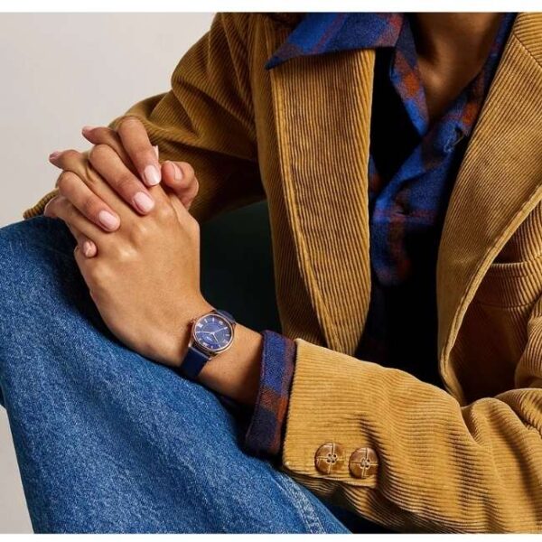 Fossil Gilmore Leather Blue Women Watch ES5424