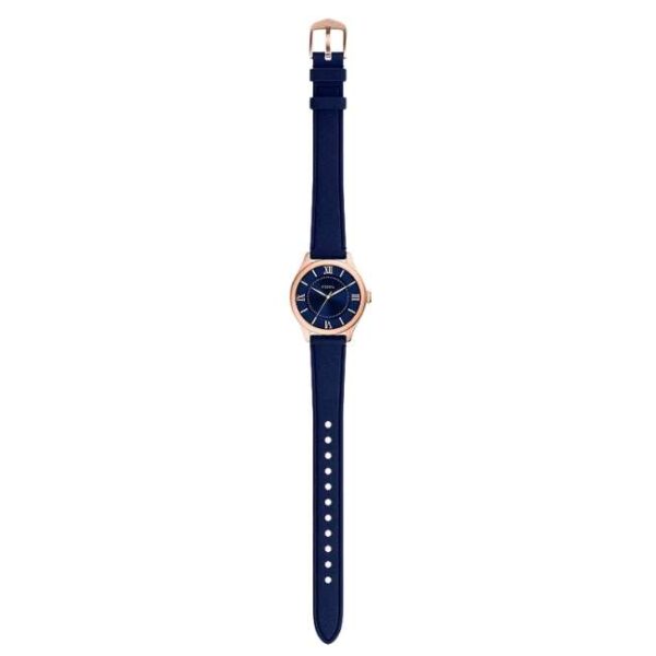 Fossil Gilmore Leather Blue Women Watch ES5424