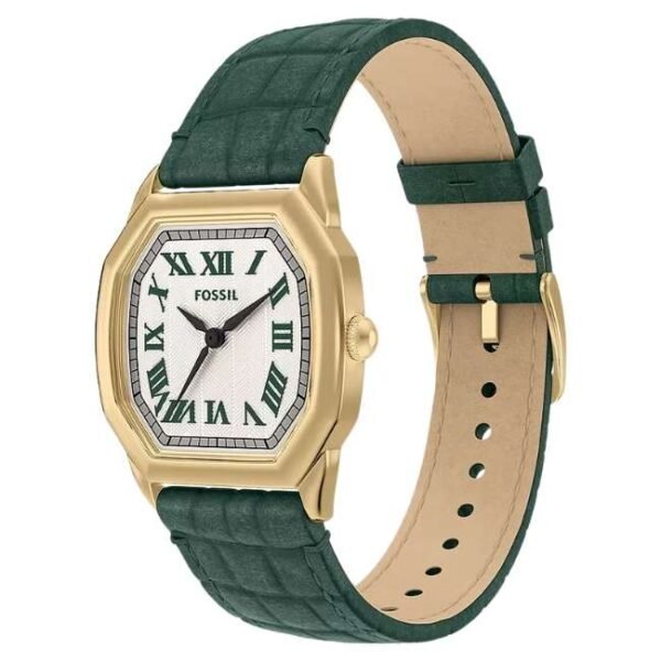 Fossil Harlow Leather Green Women Watch ES5427