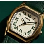 Fossil Harlow Leather Green Women Watch ES5427