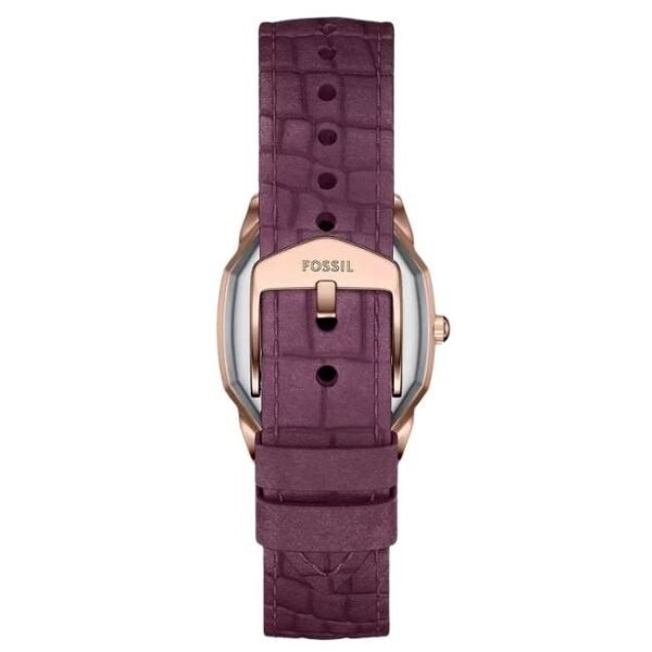 Fossil Harlow Leather Purple Women Watch ES5428