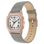 Fossil Harlow Leather Grey Women Watch ES5435