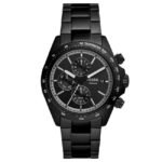 Fossil Autocross Stainless Steel Black Men Watch FS6125
