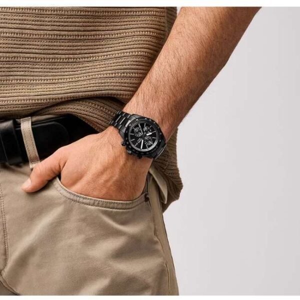 Fossil Autocross Stainless Steel Black Men Watch FS6125