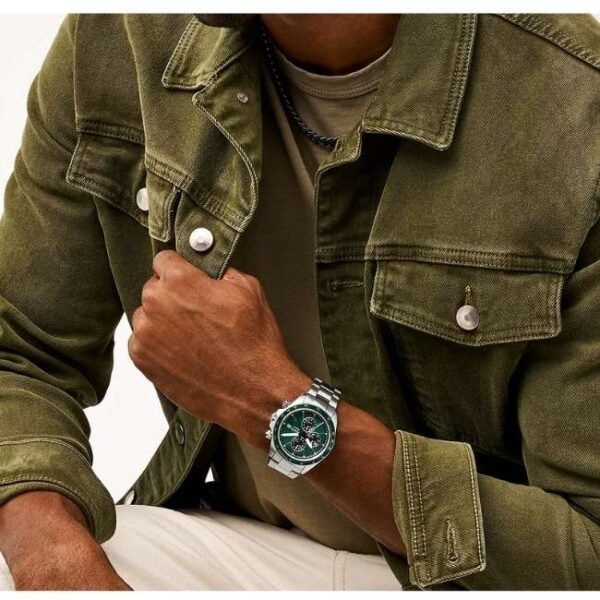 Fossil Autocross Stainless Steel Silver Men Watch FS6127