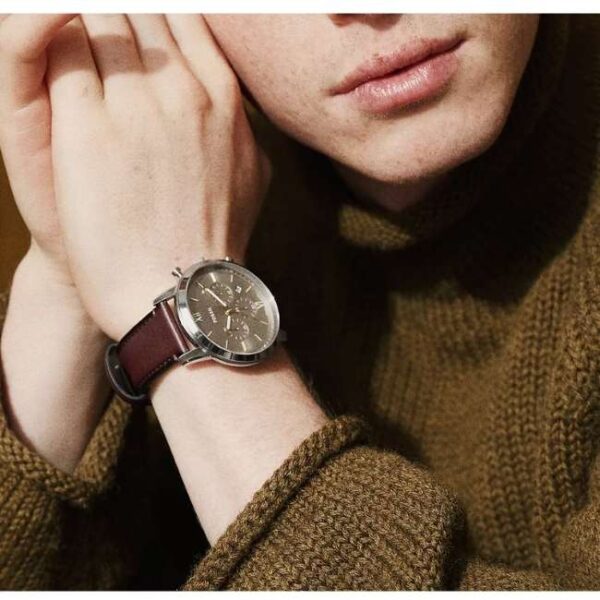 Fossil Neutra Leather Brown Men Watch FS6129