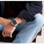 Fossil Grant Stainless Steel Two Tone Men Watch FS6132