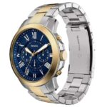 Fossil Grant Stainless Steel Two Tone Men Watch FS6132