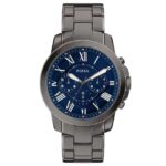 Fossil Grant Stainless Steel Gunmetal Men Watch FS6133