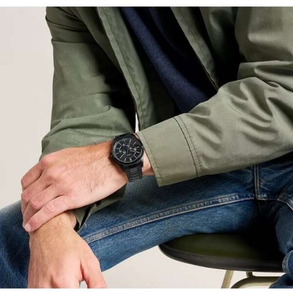 Fossil Pearson Stainless Steel Black Men Watch FS6135