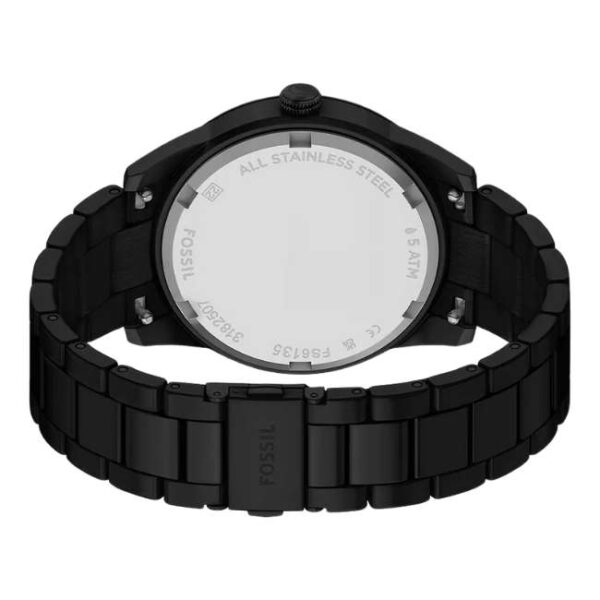 Fossil Pearson Stainless Steel Black Men Watch FS6135