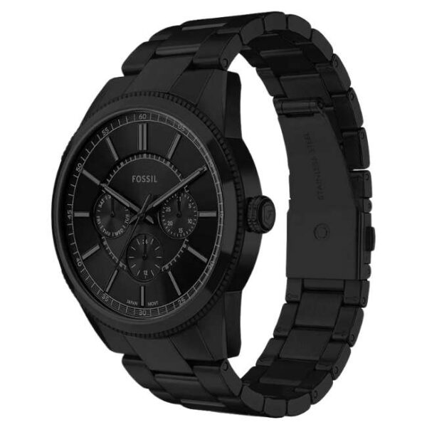Fossil Pearson Stainless Steel Black Men Watch FS6135