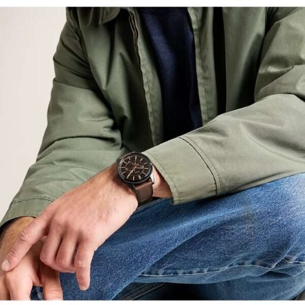 Fossil Pearson Leather Brown Men Watch FS6138