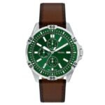 Fossil Garrett Leather Brown Men Watch FS6147