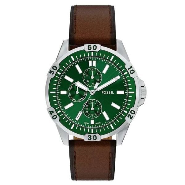 Fossil Garrett Leather Brown Men Watch FS6147