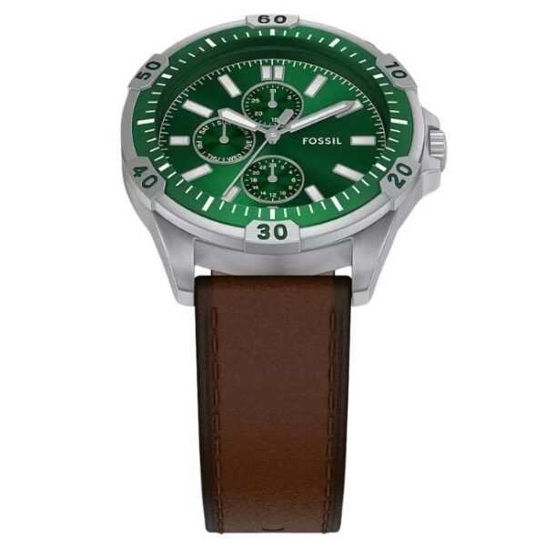 Fossil Garrett Leather Brown Men Watch FS6147