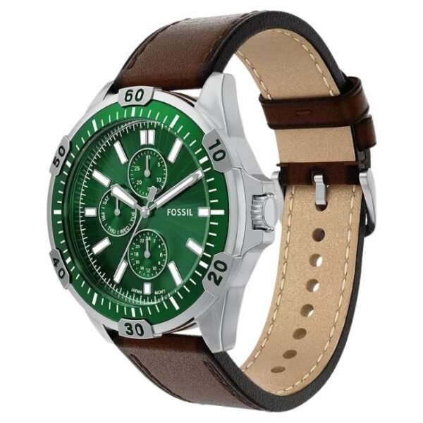 Fossil Garrett Leather Brown Men Watch FS6147