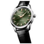 longines black alligator strap men watch l16504022