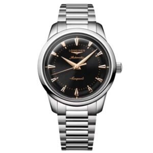 longines silver stainless steel men watch l16504526