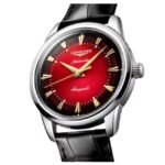 longines black alligator strap men watch l16514092