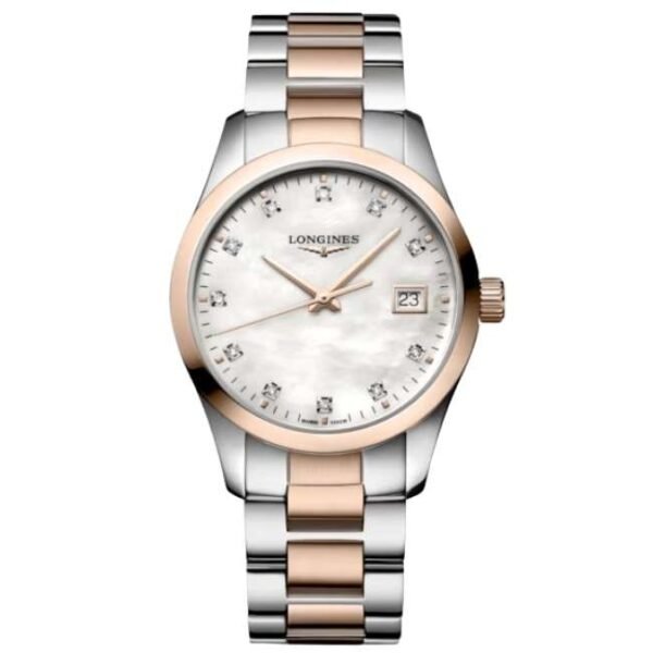 longines two tone stainless steel women watch l23863877