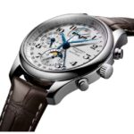 longines brown leather men watch l27734783