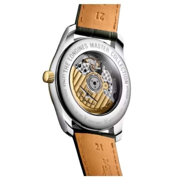 longines green leather men watch l27935722