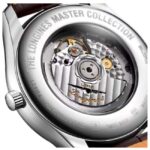 longines brown leather men watch l29194783