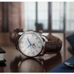 longines brown leather men watch l29194783