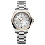 longines silver stainless steel women watch l33205726
