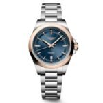 longines silver stainless steel women watch l33205926