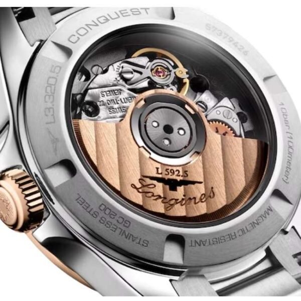 longines silver stainless steel women watch l33205926