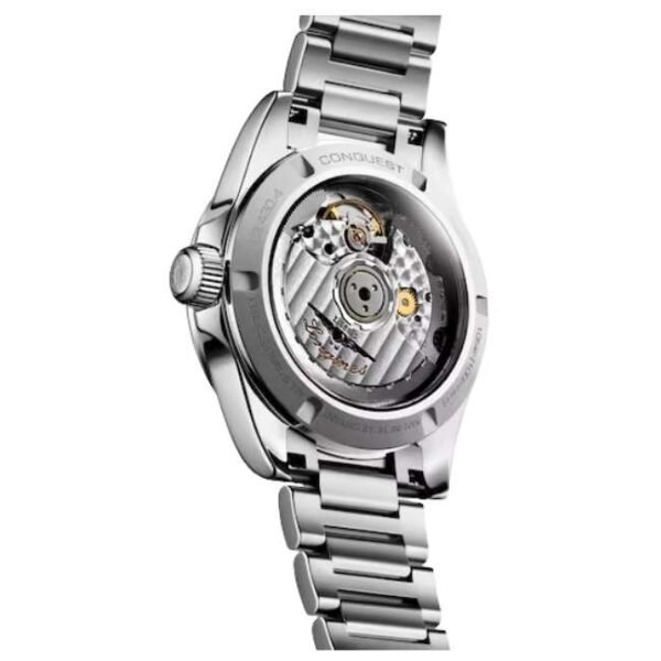 longines silver stainless steel women watch l34304926