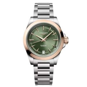longines silver stainless steel men watch l34305026