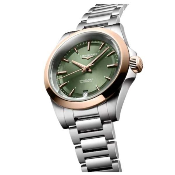 longines silver stainless steel men watch l34305026