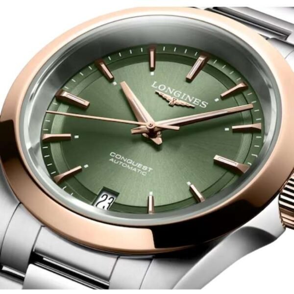 longines silver stainless steel men watch l34305026