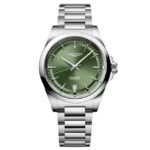 longines silver stainless steel men watch l37204026