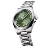 longines silver stainless steel men watch l37204026