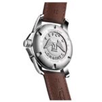 longines brown leather men watch l37594765
